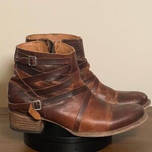 Freebird by Steven Sammi Boots - Leather booties, size US 12